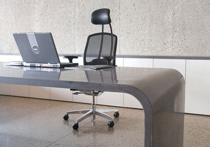 BCR Architekturprodukte, Schreibtisch aus Beton, Design